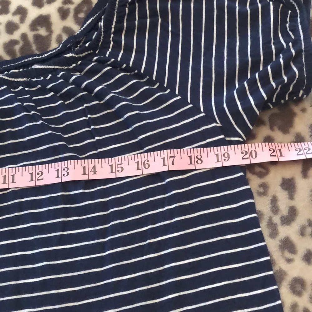 Old Navy Cotton Short Sleeve Navy Stripe Top Small Women’s - Picture 7 of 10